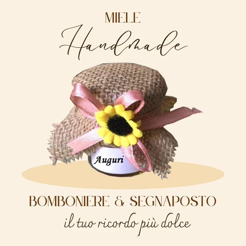 Bomboniere e segnaposto al miele fatti a mano
