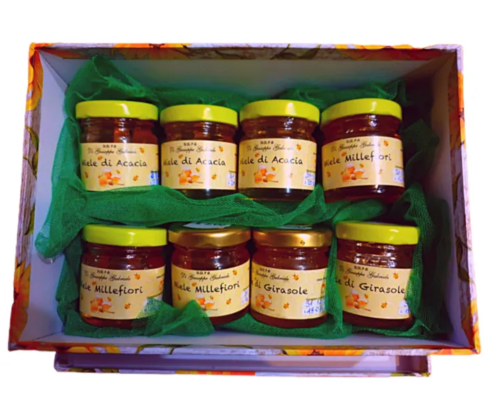 Confezione Le Piccole Delizie con otto vasetti da 40 grammi